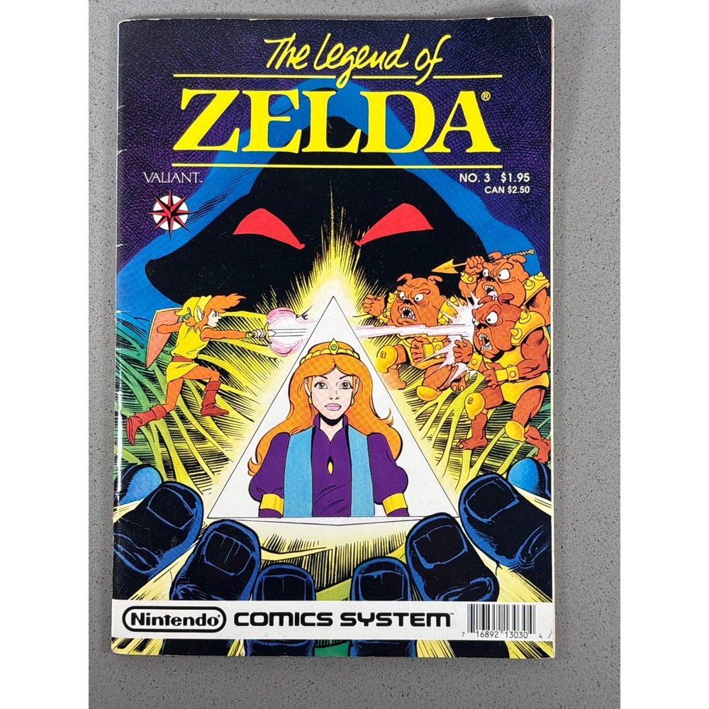Nintendo Comics System The Legend of Zelda No. 3 Valiant 1990 Link Zelda Comic